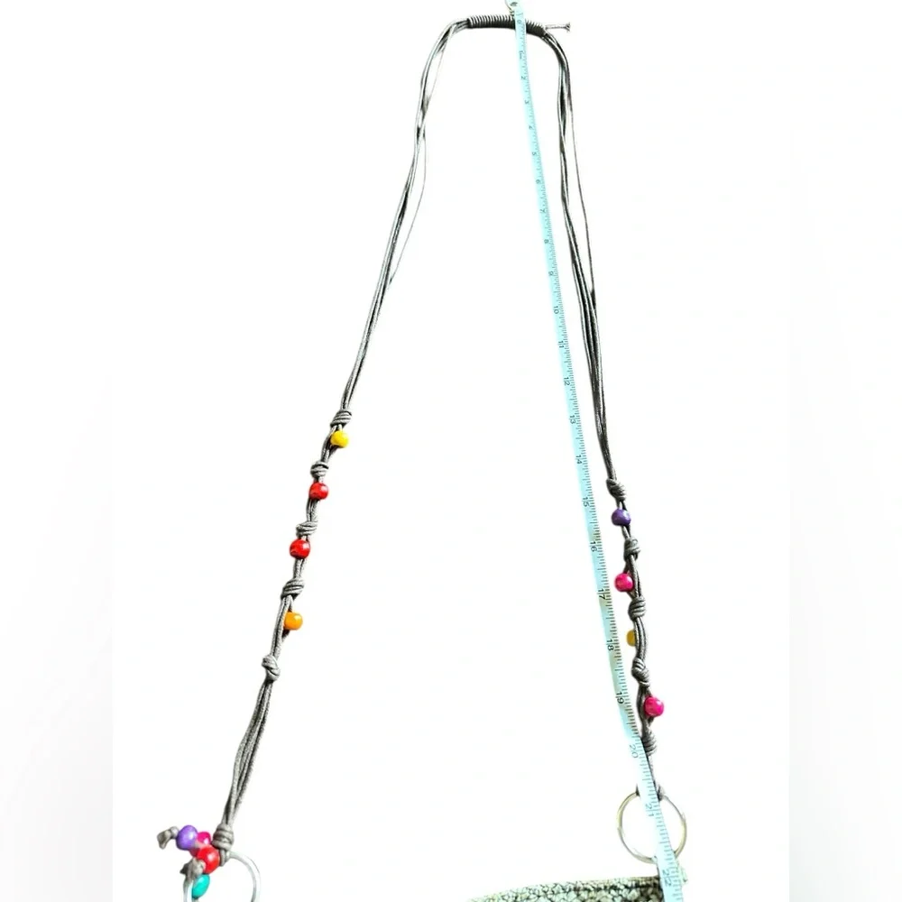 Boho Style Pouch Beaded Crossbody Purse